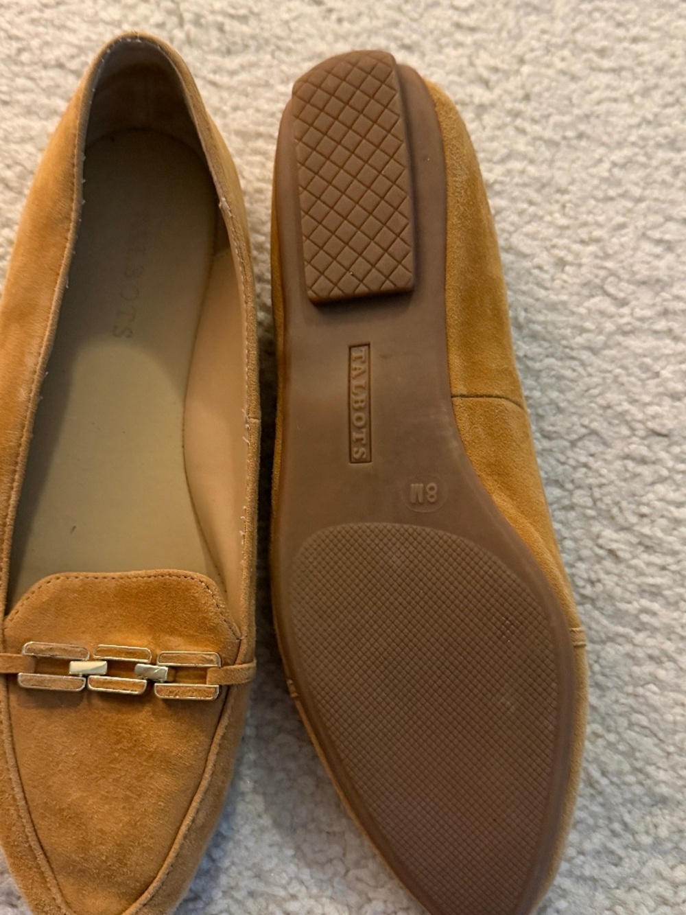 Talbots suede flats
